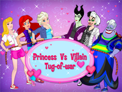 Princess vs Villain: Tug-of-war (Принцессы против злодеев: перетягивание каната)