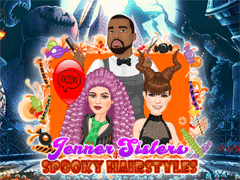 Jenner Sisters Spooky Hairstyles (Жуткие причёски сестёр Дженнер) Jenner Sisters Spooky Hairstyles (Жуткие причёски сестёр Дженнер)